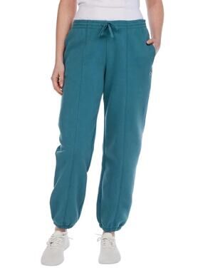 VTG Champion Fleece Jogger Sweat Pant Women's Size Medium Aqua Tonic Drawstring